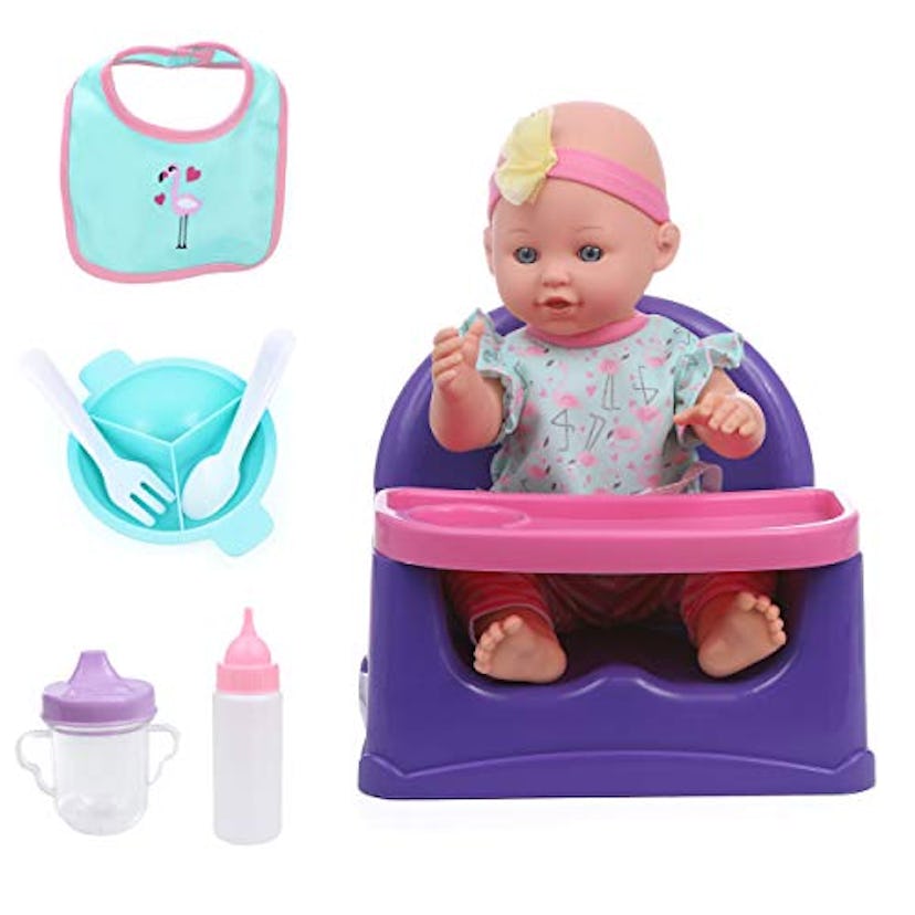 Mommy and Me 14" Doll Pretend Feeding Set