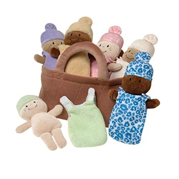 Constructive Playthings Basket of Babies 13 -Piece Set