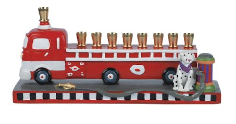 Aviv Judaica Firetruck Menorah