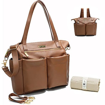 Leather Diaper Bag By Miss Fong