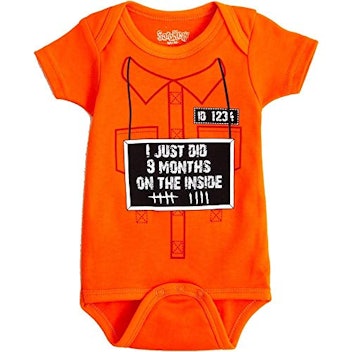 Jail Jumpsuit for Newborn Girls and Boys