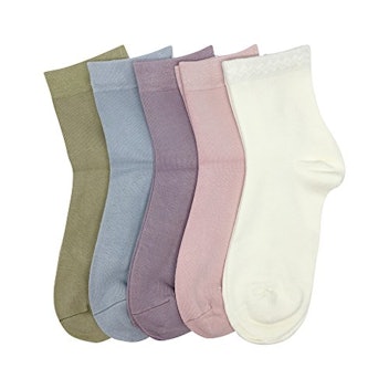 Serisimple Bamboo Ankle Sock 5 Pack