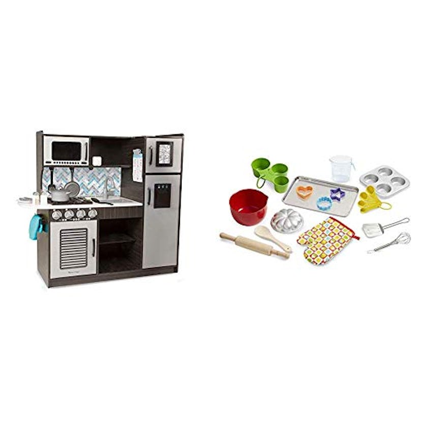 Melissa & Doug Wooden Chef’s Pretend Play Toy Kitchen 