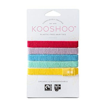 Biodegradable Hair Ties in Rainbow by KOOSHOO