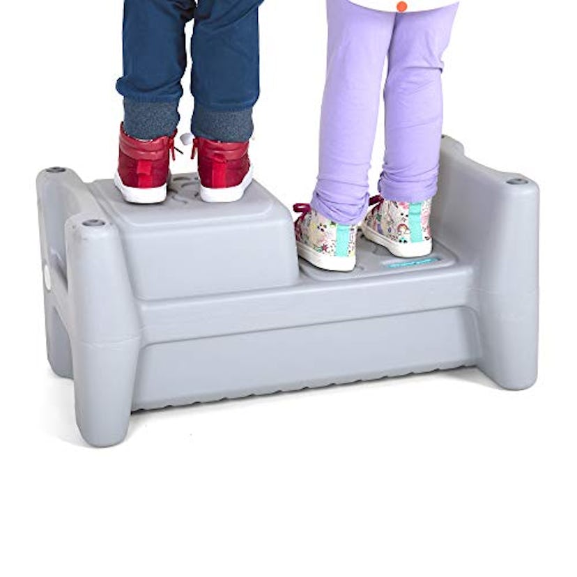 Simplay3 Two Child Plastic Step Stool and Seat