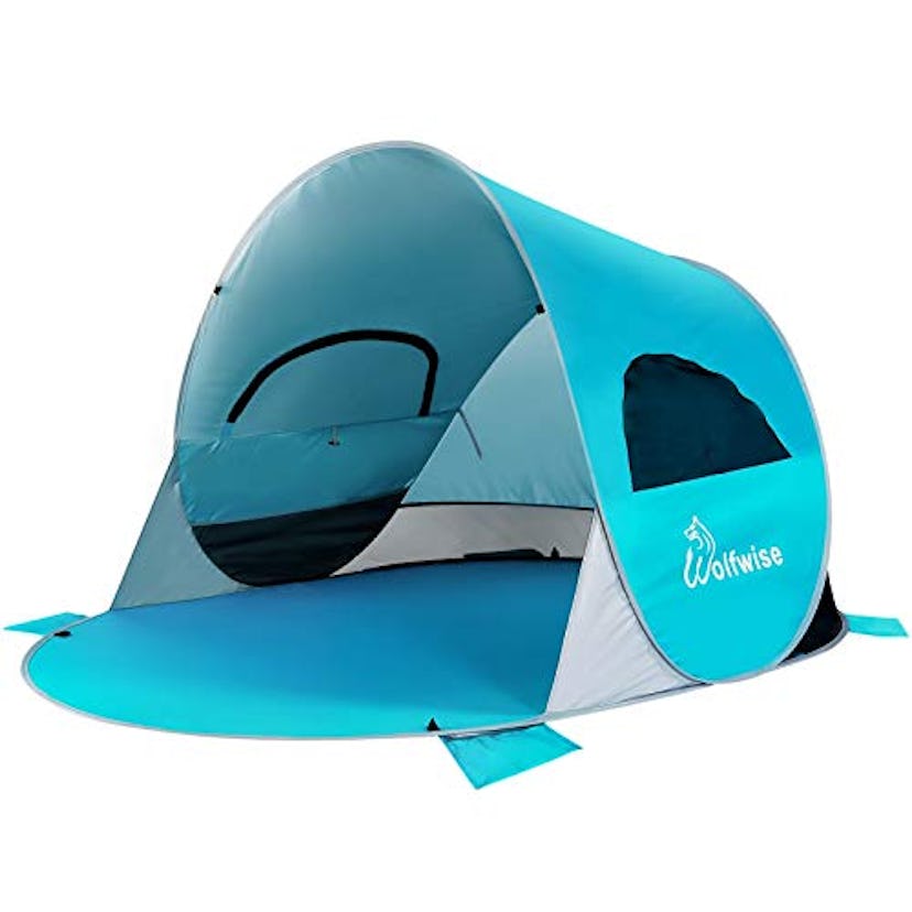 WolfWise UPF 50+ Easy Pop Up Beach Tent