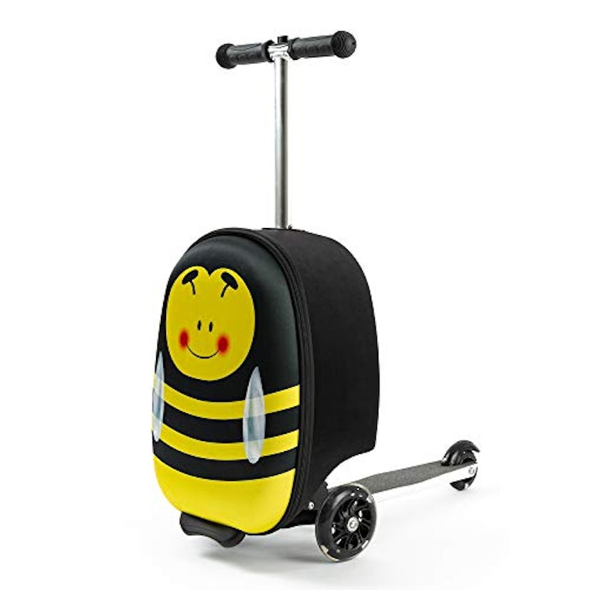 Kiddietotes Lightweight Carry-on Scooter Suitcase