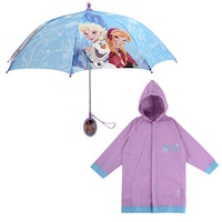 Disney Frozen Umbrella Slicker Rainwear Set
