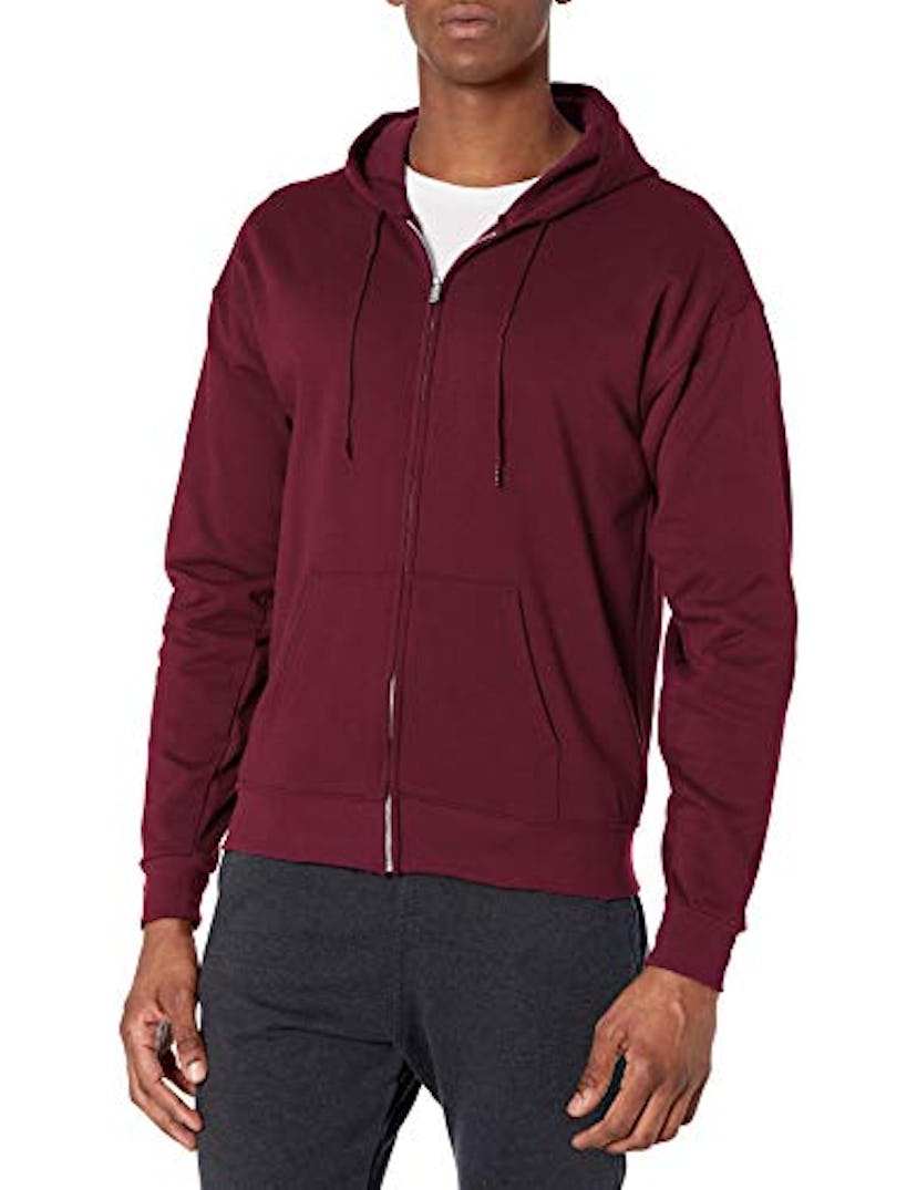 Hanes Men's Full-Zip Eco-Smart Fleece Hoodie