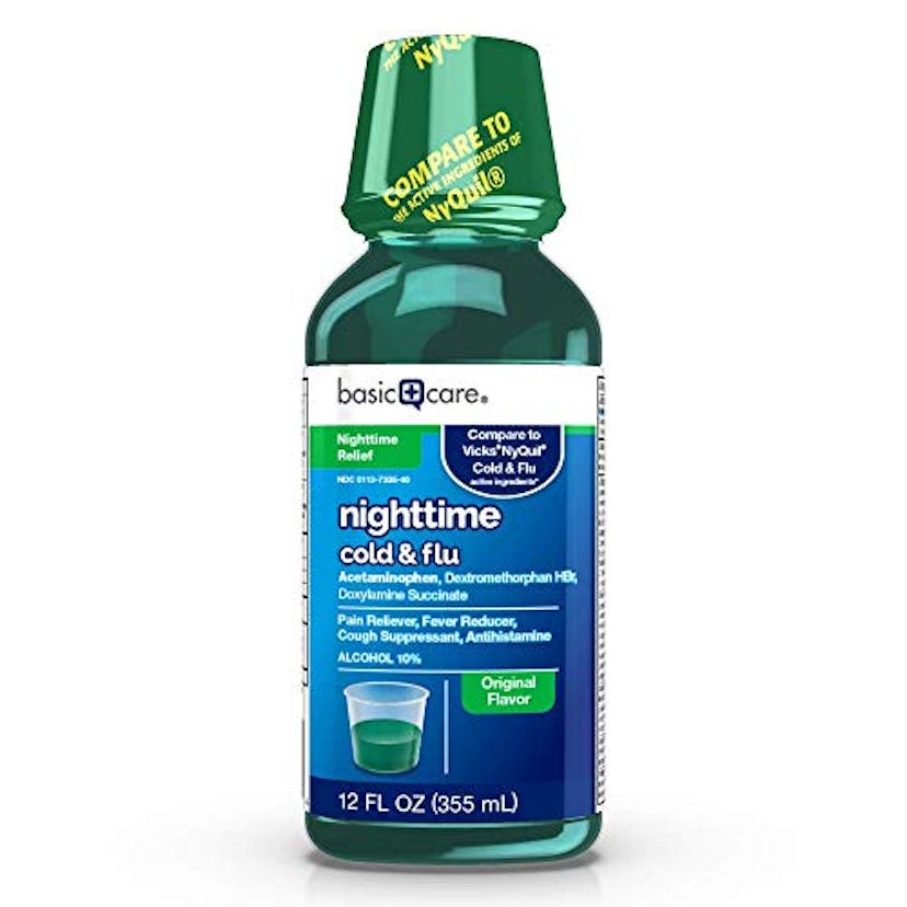 Amazon Basic Care Nighttime Cold & Flu Relief