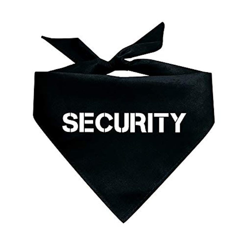 My Dog Bandana Security Printed Dog Bandana