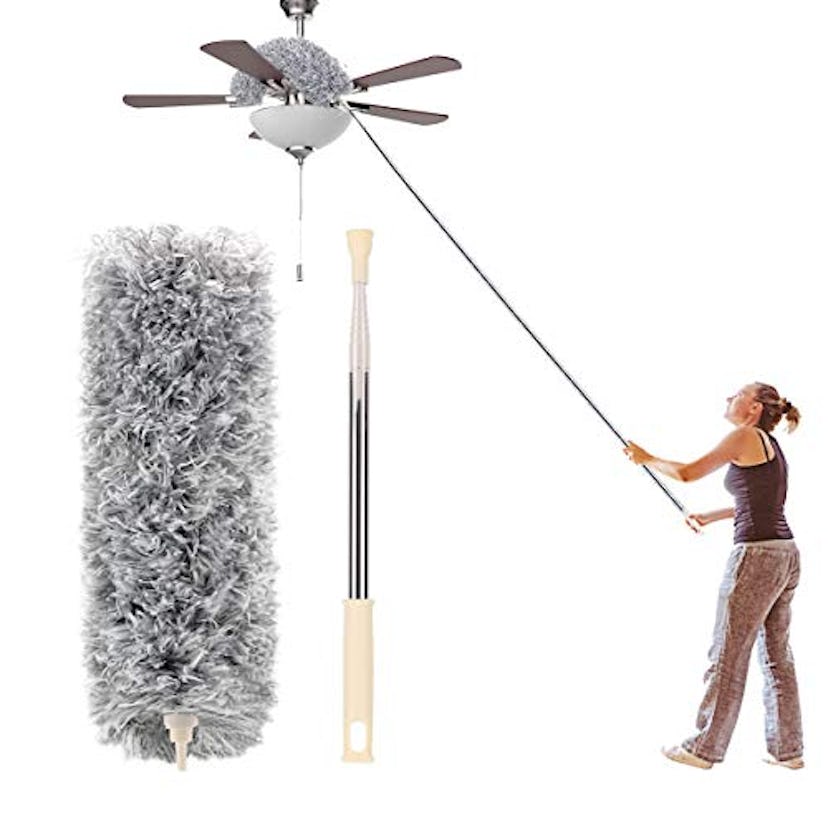 Azun Microfiber Duster with Extension Pole