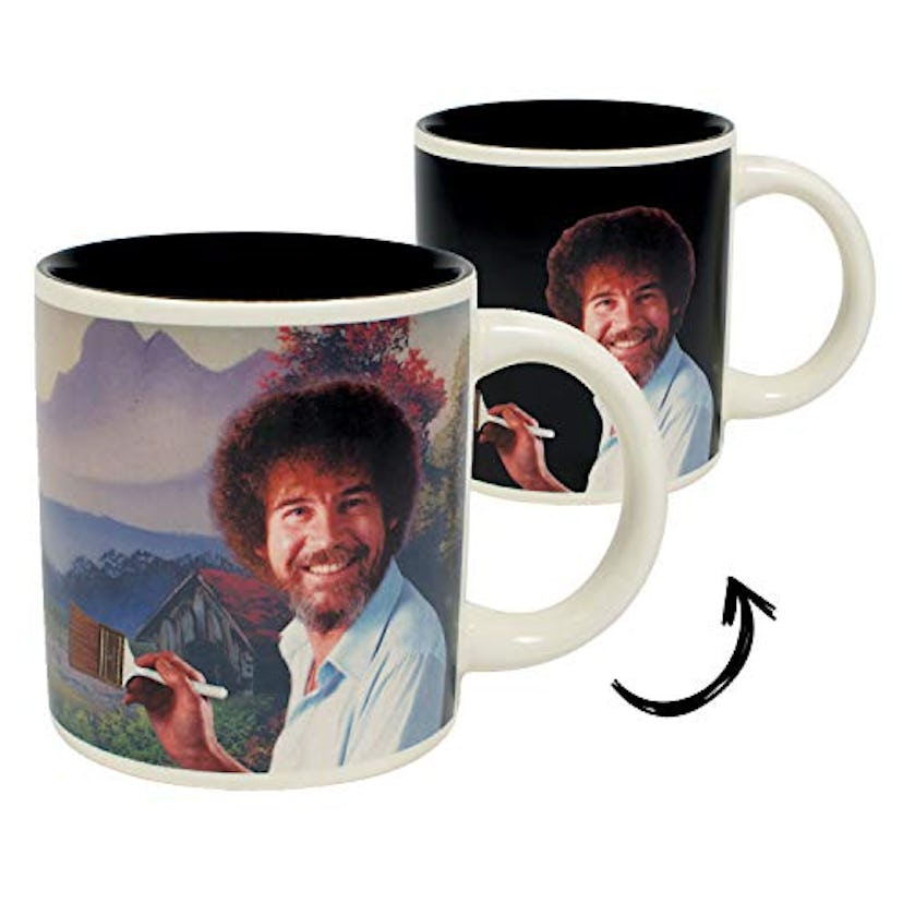 Bob Ross Heat Changing Mug