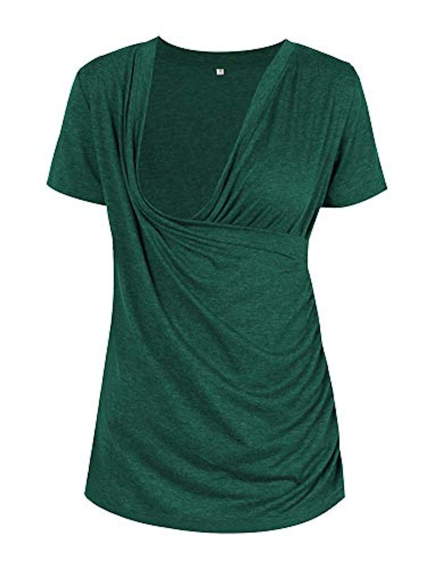 Liu & Qu V-Neck Nursing Top