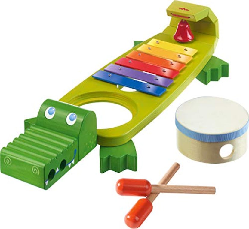 HABA Symphony Croc Music Band Set with 4 Instruments