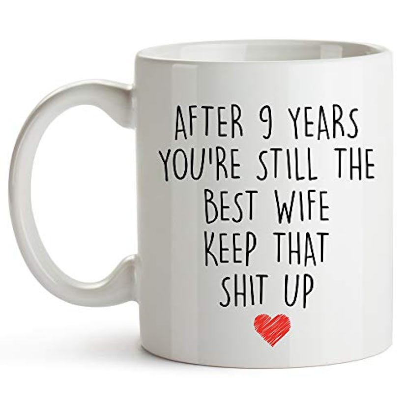 YouNique Designs 9 Year Anniversary Coffee Mug 