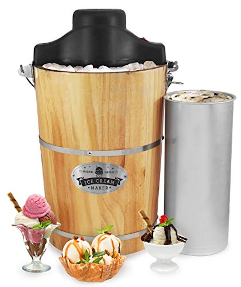 Elite Gourmet 6 Quart Electric Ice Cream Maker Machine