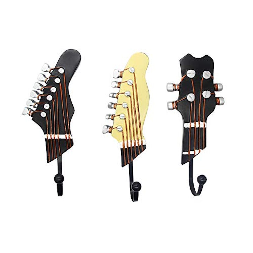 KUNGYO Vintage Guitar Shaped Wall Hooks