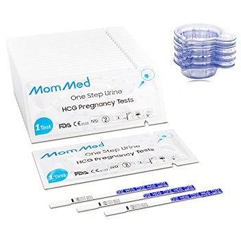 MomMed Pre-Packaged Pregnancy Test Strips, 20-Count