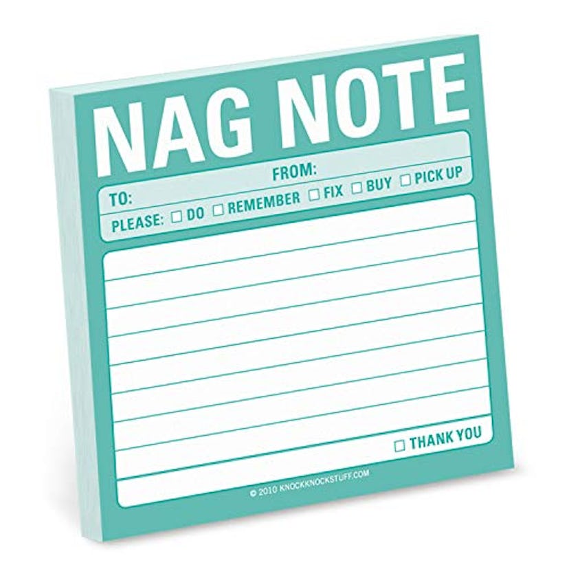 Knock Knock Nag Note To-Do Sticky Note Pad