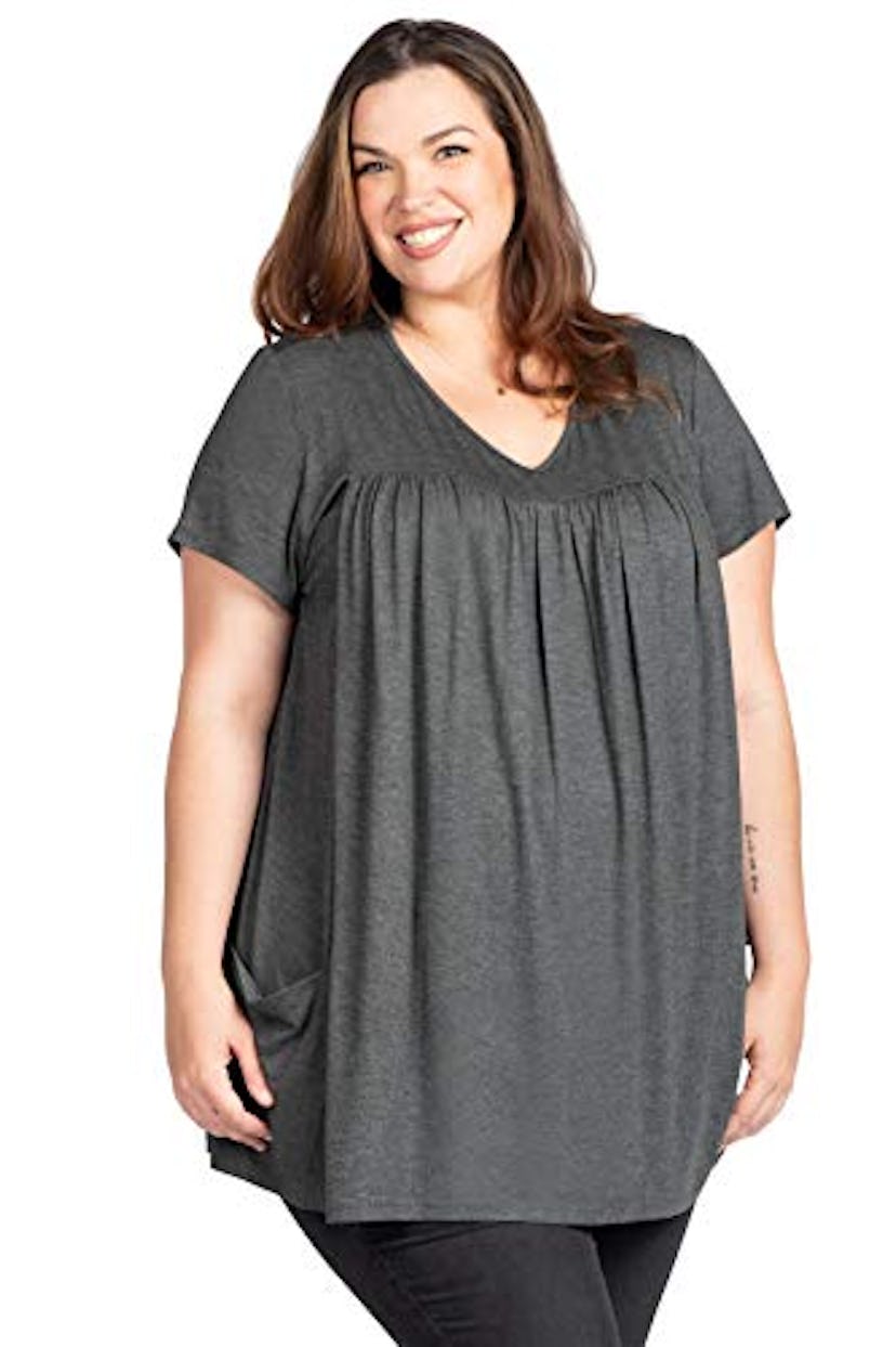 Savi Mom Plus-Size Maternity & Nursing Top