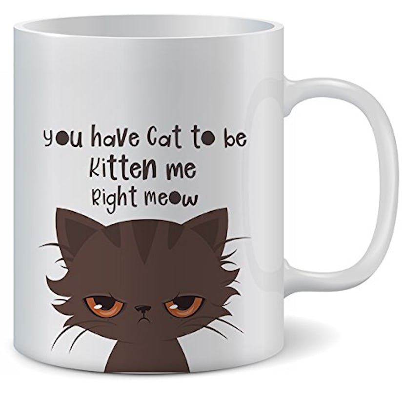 Let's Innovate Life Funny Cat Mug