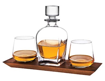  Godinger Hudson Collection Whiskey Decanter Set