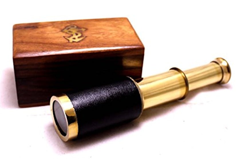 Vrinda 6" Handheld Brass Telescope