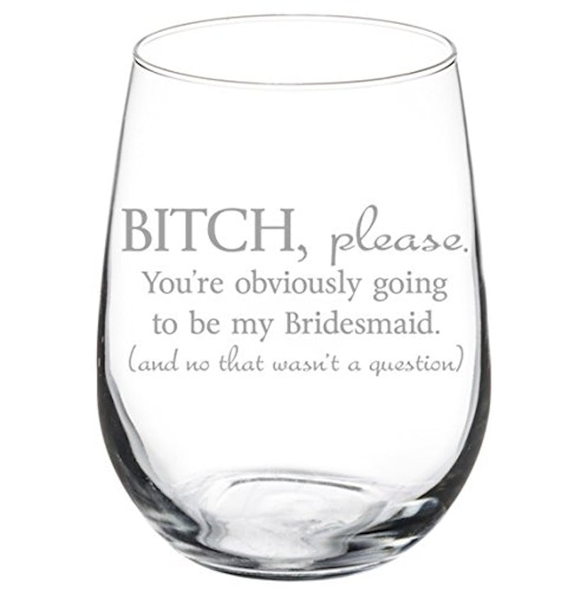 MIP Bitch, Please Wine Glass