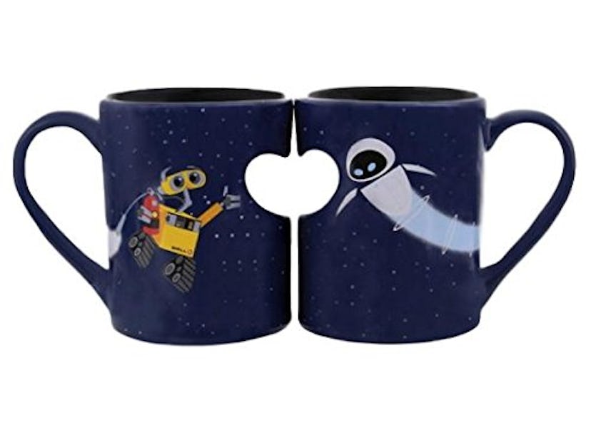 Disney Parks Exclusive Wall-e and Eve 12 Oz. Mug Set