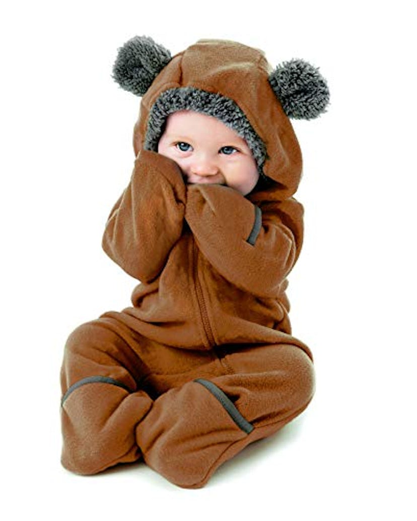 Cuddle Club Fleece Baby Bunting Bodysuit