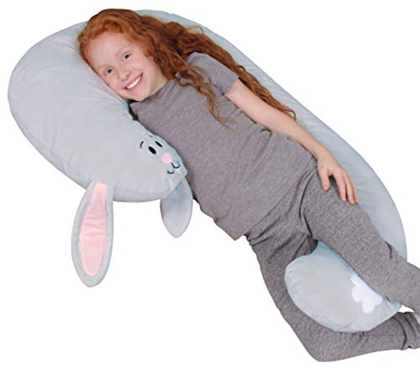 Leachco Snoogle Jr. Plush Bunny Body Pillow