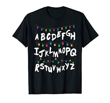 Alphabet Christmas Lights T-Shirt
