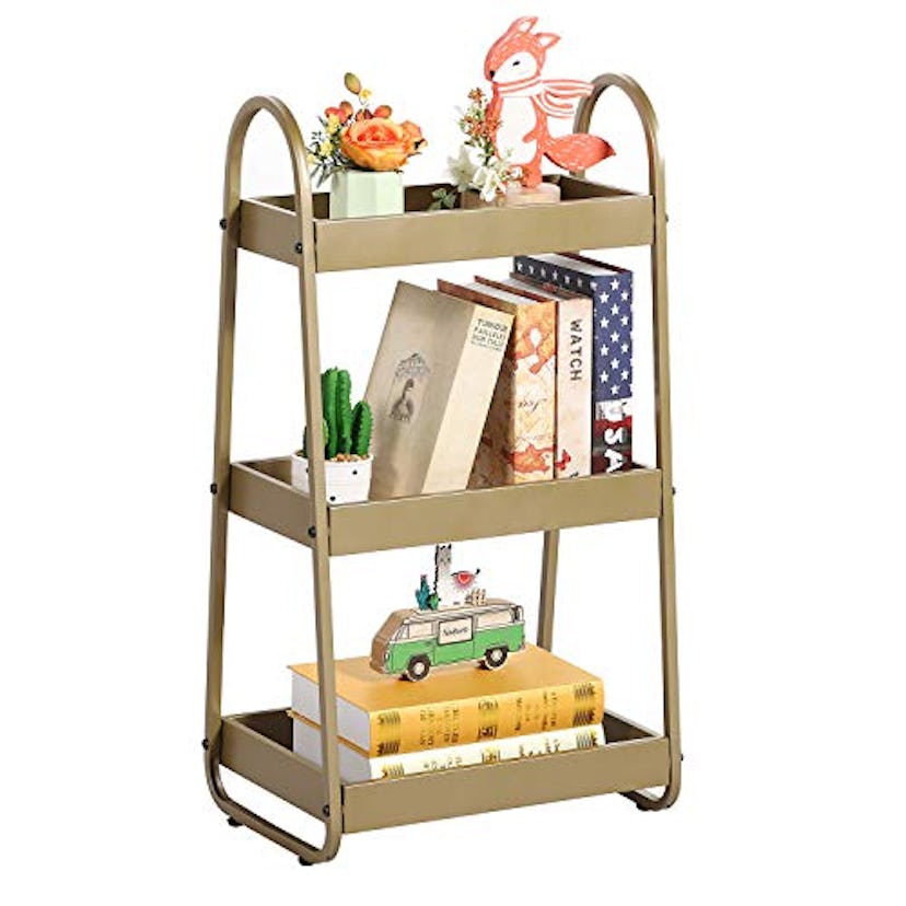 VECELO 3 Tier Utility Cart Wire Shelving Unit