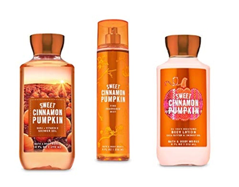 Bath and Body Works Sweet Cinnamon Pumpkin Gift Set