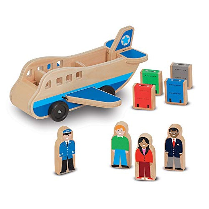 Melissa & Doug Wooden Airplane Play Set