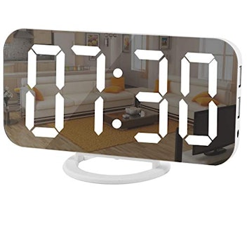 Digital Clock Large Display With Mirror