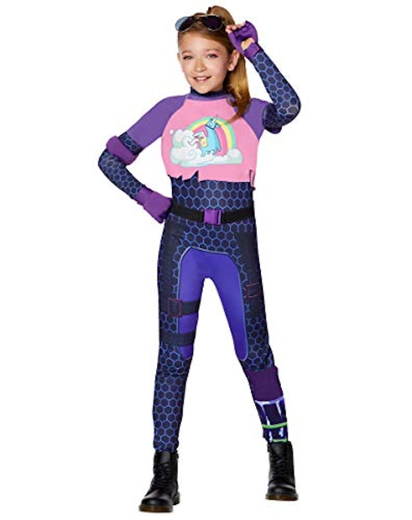 Spirit Halloween Girls Fortnite Brite Bomber Costume