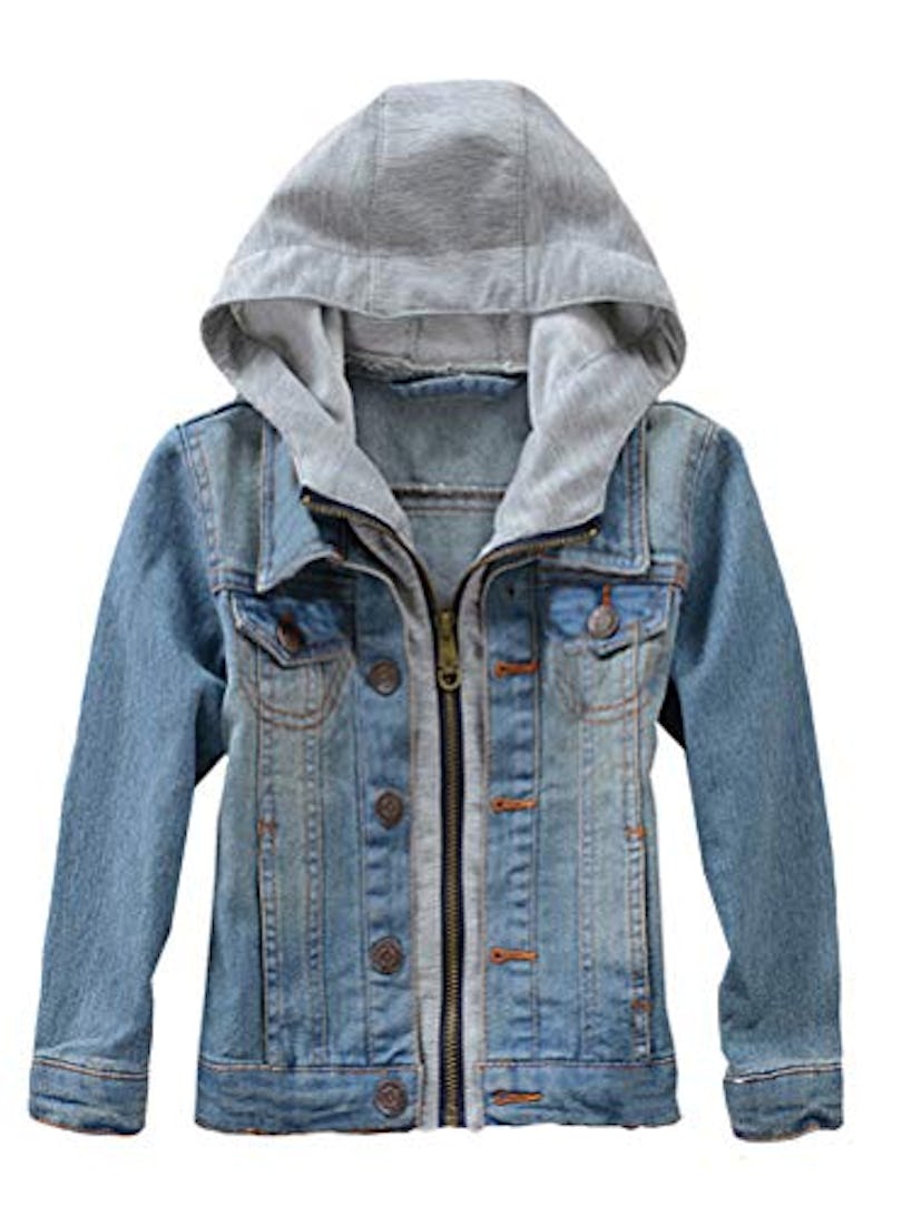 Mallimoda Hooded Denim Jacket