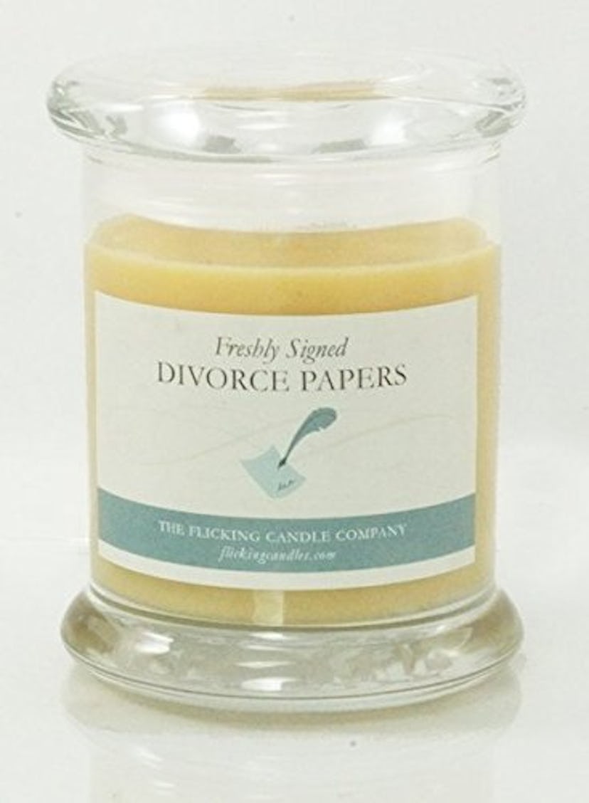 ‘Freshly Signed Divorce Papers’ Candle 