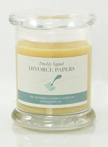 ‘Freshly Signed Divorce Papers’ Candle 