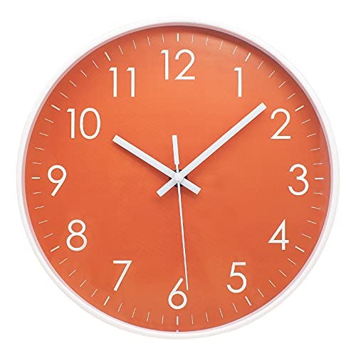 Silent/No Ticking Modern  wall clock BUTTERFLY HORIZONTAL 15 colours available 
