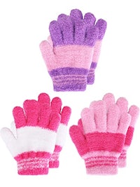 EBOOT Full-Finger Knitted Gloves (Three Pair)