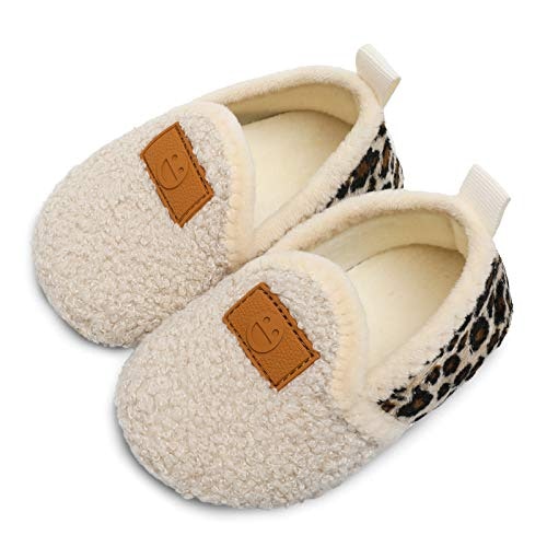 Infant Non-Slip Indoor Shoes Kids Home Shoes Cute Baby Girls Slippers MEMON Baby Boys Fuzzy Slippers 