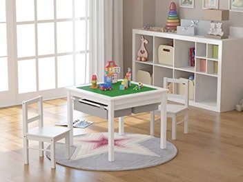 Utex 2-in-1 Lego Storage Table And Chairs