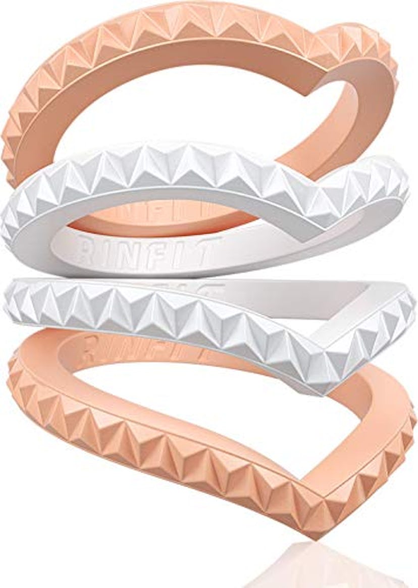 Rinfit Silicone Wedding Rings for Women