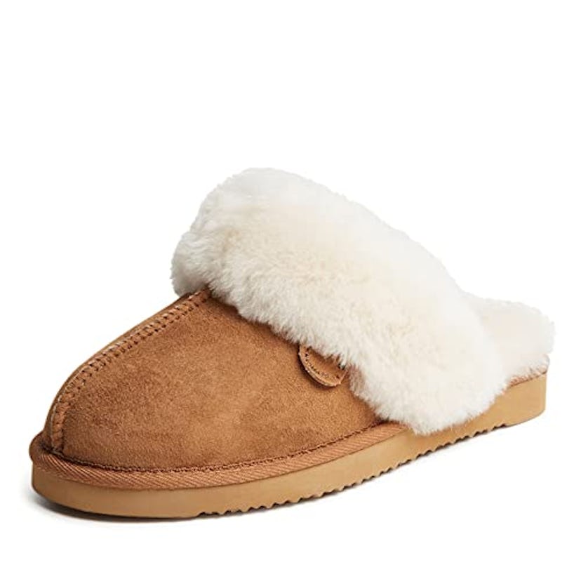 Dearfoams Fireside Sydney Shearling Scuff Slipper