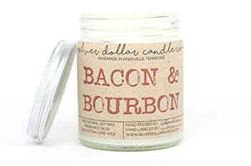 Silver Dollar Candle Co. Bacon & Bourbon Man Candle