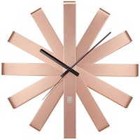 Umbra Ribbon Modern 12-inch Copper Clock 