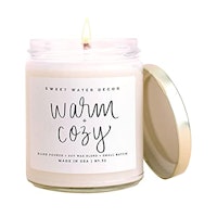 Sweet Water Decor Warm & Cozy Candle